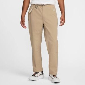 Mens Size XL Nike ACG UV Repel Woven Hiking Pants Belted Waist Tan FN2450-297